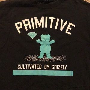 Diamond Supply Co x Primitive x Grizzly Cultivated T-Shirt Men/'s Large.